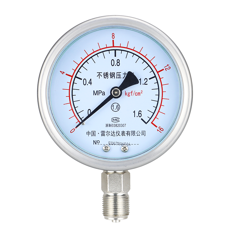 Y-100BF不銹鋼壓力表新型